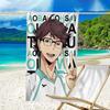 1pc Oikawa Tooru2 Beach Towel, Beach and Seaside Swimming Pool Equipment, Fashion Pattern, Rectangular, Travel Essentials
