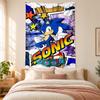 Sonic Tapestry highquality for decorating living room bedroom dorm walls ideal as bedroom wallart orholiday gift