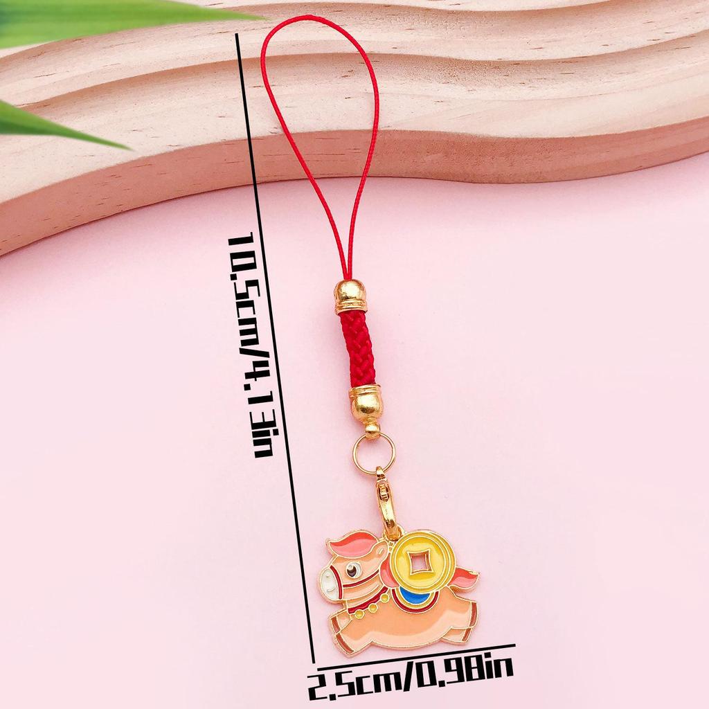 Счастливый брелок-фонарик: Благословение на Богатство и Мир в Новом Году, Подарок на Праздник Весны в Китайском Стиле