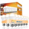 [Set of 8] OKALUMI LED Bulbs, Dimmable, E17 Base, Warm White, 2700k, 60W, 720Lm, Wide Beam, Compact, Mini-Krypton Bulb, Compatible with Insulated and