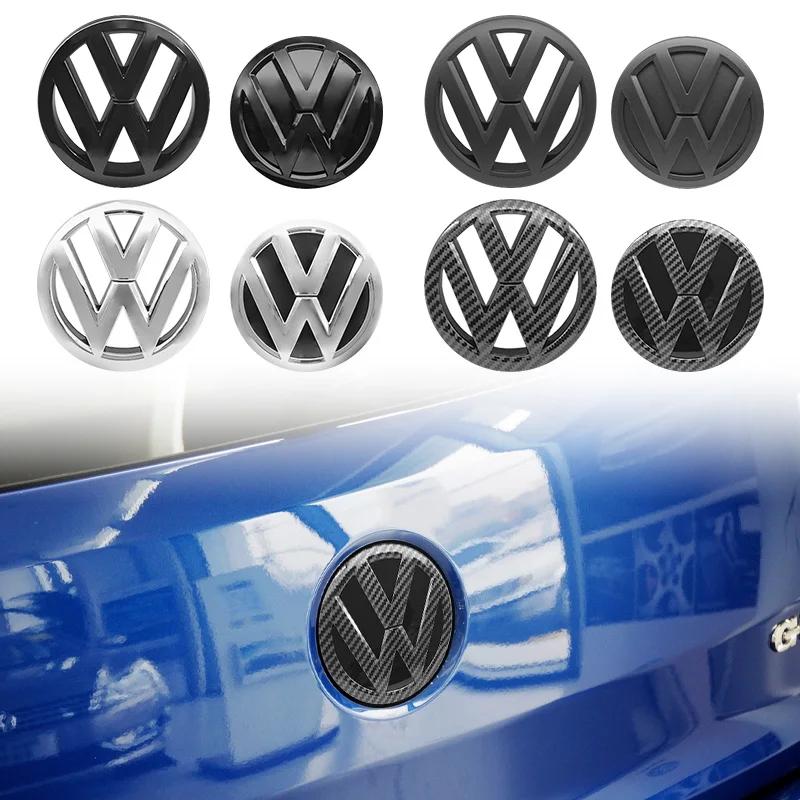 Valve Stems Caps For VOLKSWAGEN VW 2Pcs Car Emblem Front Grille Rear Trunk Lid Sticker Badge Decals Accessories For Volkswagen PSZ4