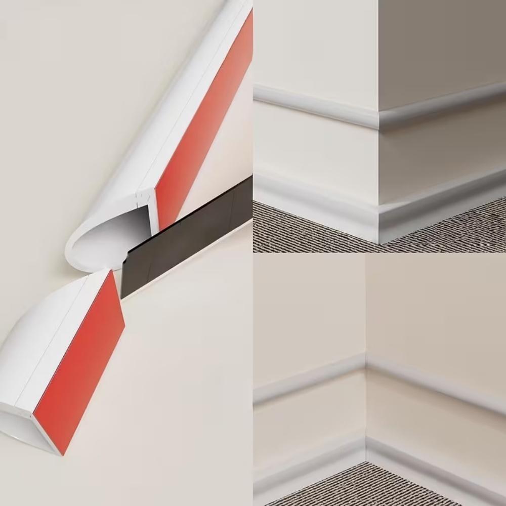 1pc 2mX1.5cm Floor Cable Cover Self-Adhesive Cable Anti Extrusion Extension Wiring Duct Protector Wire Organizer for Floor