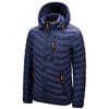 2023 Men New Warm Waterproof Parkas Jacket Coat Mens Hooded Casual and Lightweight Cotton Jacket Outwear Detachable Hat Outfits Parkas Coat Male