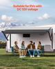 10' RV Replacement Awning Electric Trailer Awning for Most DC12V RVs