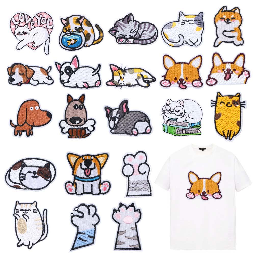 Sewing Clothes Embroidery Embroidered Clothes Decoration Appliques Patches Badges Sewing Fabric
