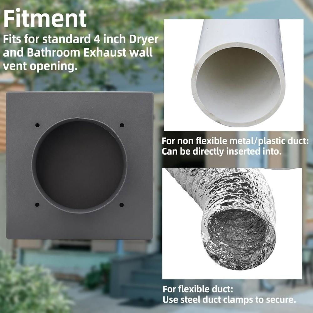 Погодозащитная крышка вентиляционного отверстия сушилки Металлический вытяжной колпак Полезный колпак для наружного настенного вентиляционного отверстия Домашняя вентиляция