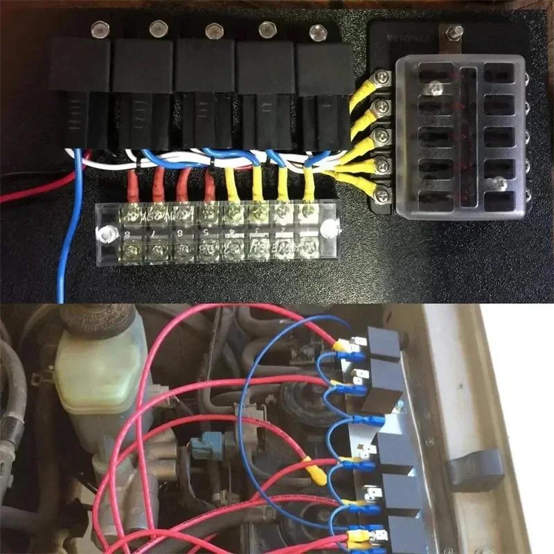 280pcs Insulated Cable Connector Electrical Wire Crimp Spade Butt Ring Fork Set Ring Lugs Rolled Terminals Assorted Kit