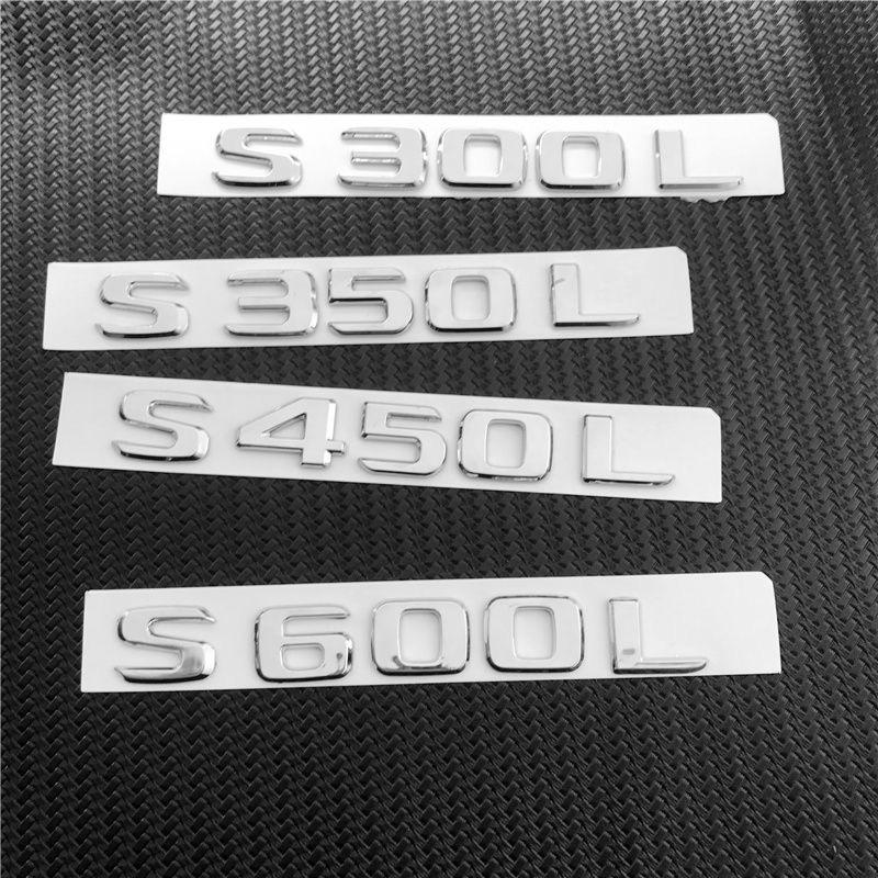D81pcs Car Badge Rear Trunk Body Sticker Emblem Decoration For Mercedes Benz AMG 4MATIC E43 E63 E63S C63 C635 GLE350 GLE GLC E320L