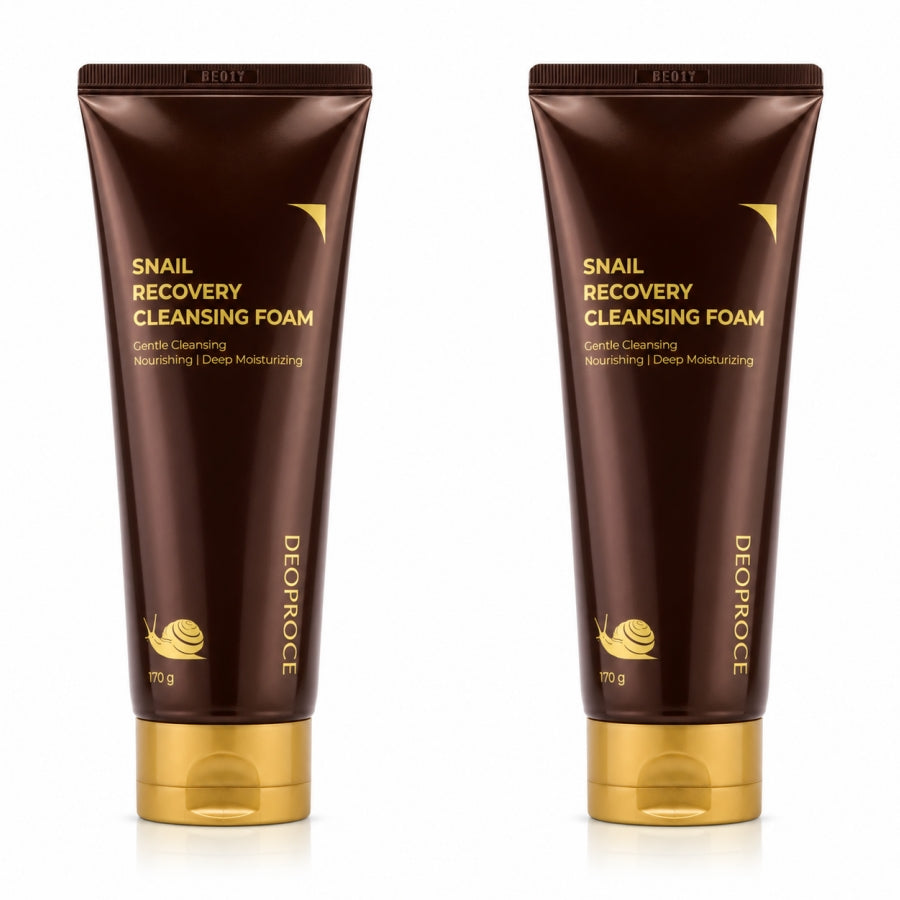Deoproce Snail Recovery Очищающая пенка 170 г*1 шт/2 шт/3 шт