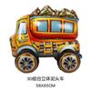 3D Cartoon Car Foil Balloon Engineering excavator Missile Military Vehicle Gift Birthday Decorations Kids Toys stand Balloons
