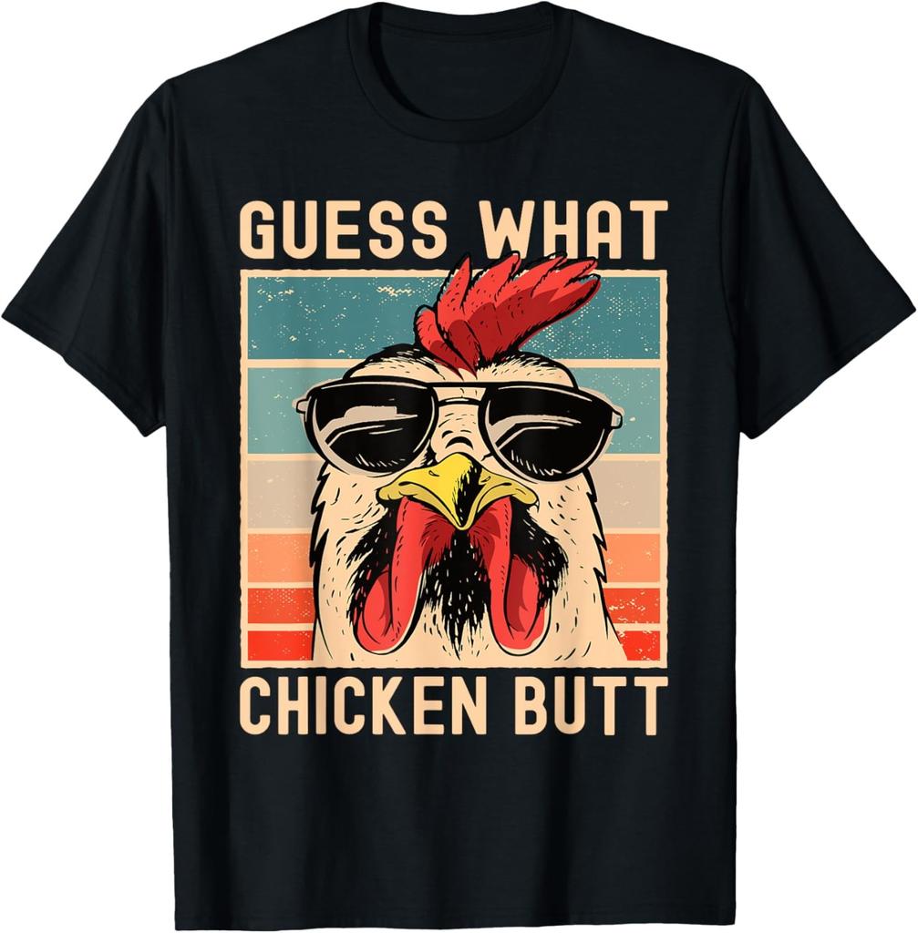 Chicken Meme Design | Guess What Chicken Butt T-Shirt