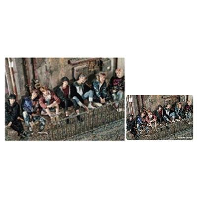 BTS Открытка ВЕР.3 (ТЫ НИКОГДА НЕ ГУЛЯЕШЬ ОДИН) 3D фото Лентикулярное (Бантан Бойз) -Группа, Официальный, Оригинальный, Подлинный, KPOP