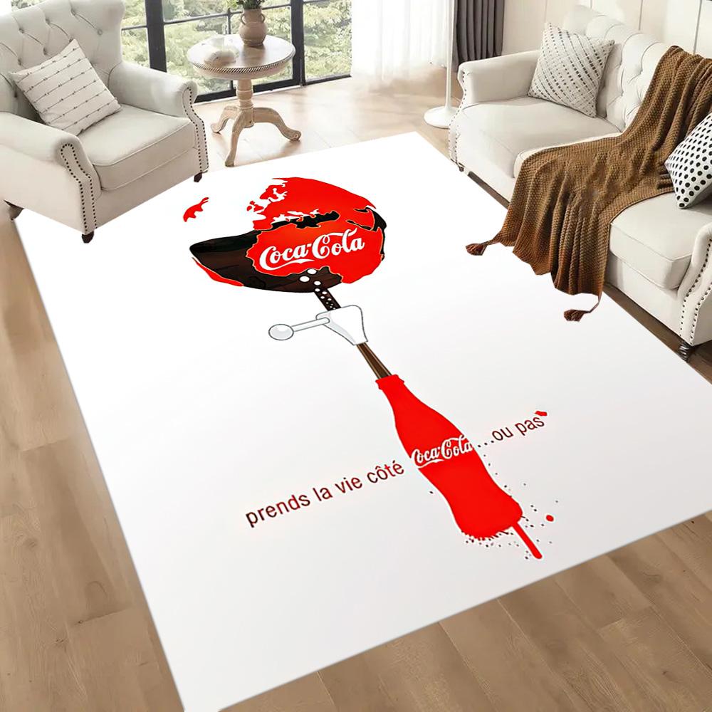 Квадратные коврики Coca-cola Classic с крышками — отличный выбор для гостиных, спален, домашнего декора и в качестве подарков.