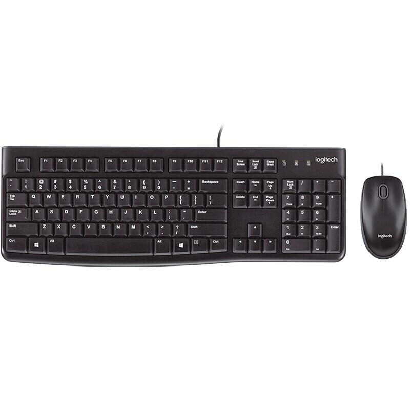 Logitech Проводной набор клавиатуры и мыши MK120