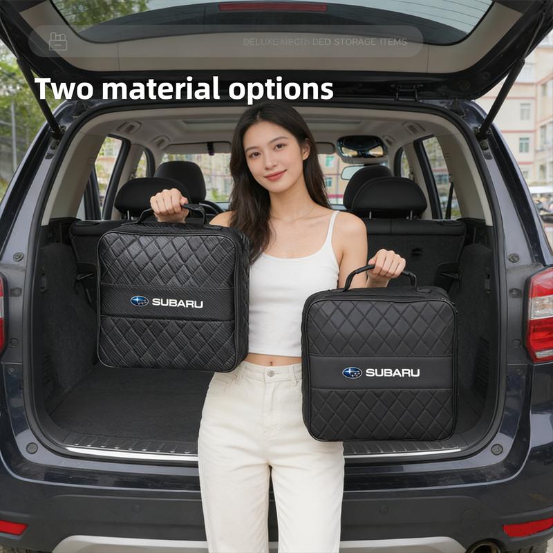 Car Trunk Storage Bag Multifunctional Organizer Container Valve Cap For Subaru Impreza Legacy WRX STI BRZ Forester XV Outback WW2
