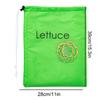 1pc Storage Bag for Banana Lettuce Thermal Insulation Shockproof Freshs Keeping With Pockets Drawstring Reusable