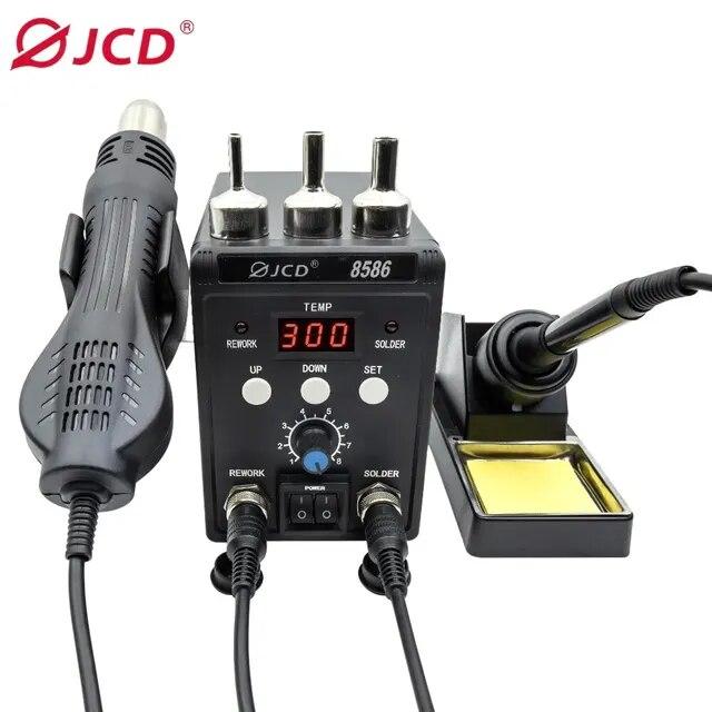 Soldering Station 2 In 1 Digital ESDAir Blower Heat Gun Welding Solder Iron SMD Desoldering Rework Station Tools