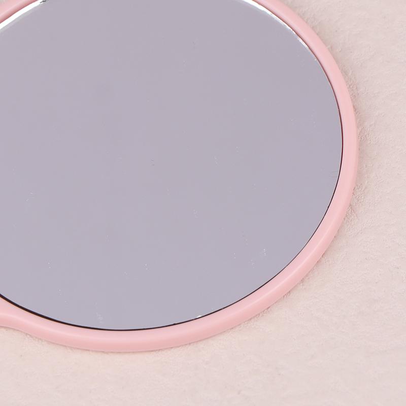 Круглое ручное зеркало для макияжа с ручкой – Компактное зеркало для туалетного столика для наращивания ресниц, СПА и салонного использования