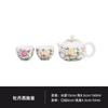 Underglaze Colour Peony Xishi Teapot Tea Set Complete Set Antique Tea Ceremony Set Teapot And Tea Cup Set Teaware Decoration
