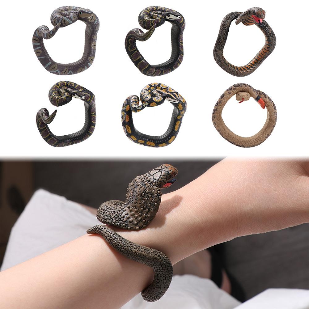 Boys Girls Funny Fun Prank Animal Model Python Snake Tricky Simulation Animal Model Simulation Snake Gift For Friends
