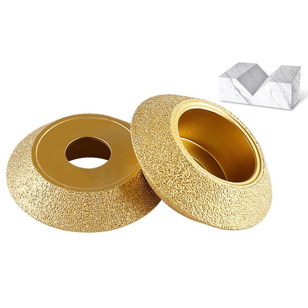 Granite Wet/Dry Trimming Slotting Diamond Polishing Disc Profile Bevel Edge V-notch Grinding Wheel