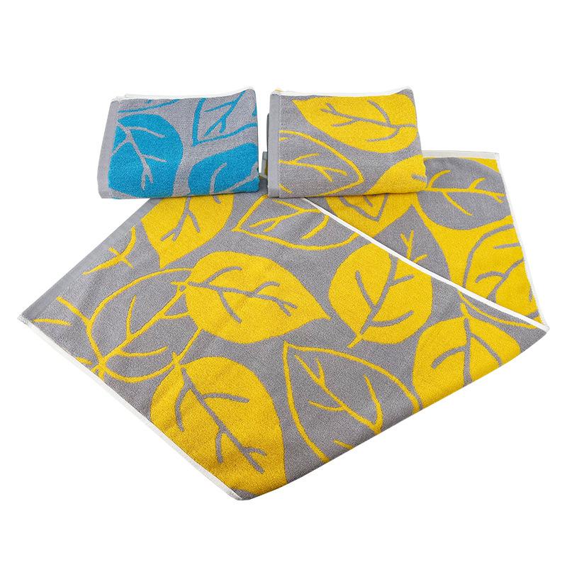 Спортивное полотенце из окрашенной хлопковой пряжи 40 * 100 удлиненное полотенце для марафона, хлопковое впитывающее полотенце для взрослых, уличное полотенце