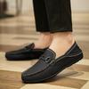Fashion Comfort Genuine Leather Men Loafers All-match Lazy Shoes Breathable Moccasins Fashion Men Casual Shoes Slip-on Men Walking Shoes