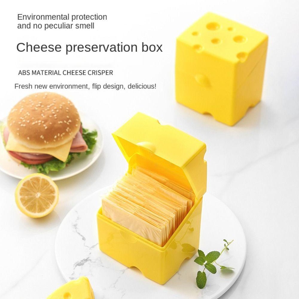 ABS Cheese Storage Container Kitchen Gadgets Kitchen Preservation Box Refrigerator