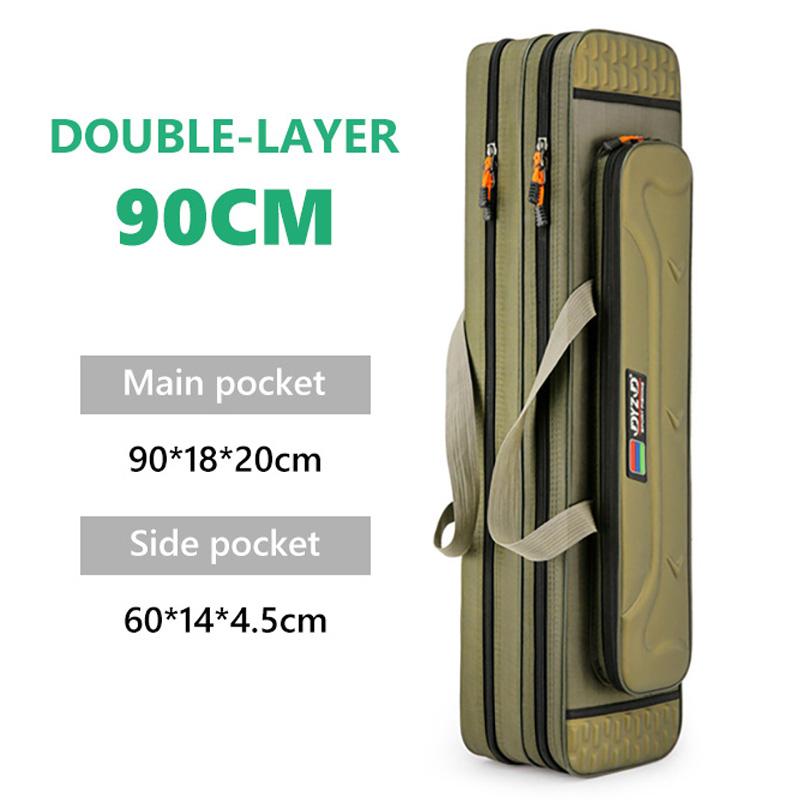 Многофункциональная водонепроницаемая сумка для удочек, сумка для рыболовных снастей, легкая сумка для удочек, вместительная сумка для удочек для соленой воды