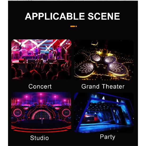 Mini 360 Clamp(40mm) 100kg Load-bearing DJ Light Clamp Performance Stage Truss Clamp For 38-41mm Truss Stage Accessories