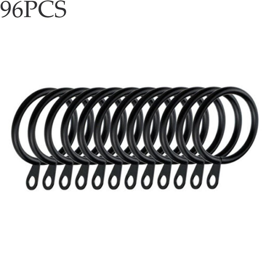 Металлические Бесшумные Сверхпрочные Кольца-крючки для Штор Римские Кольца для Карнизов