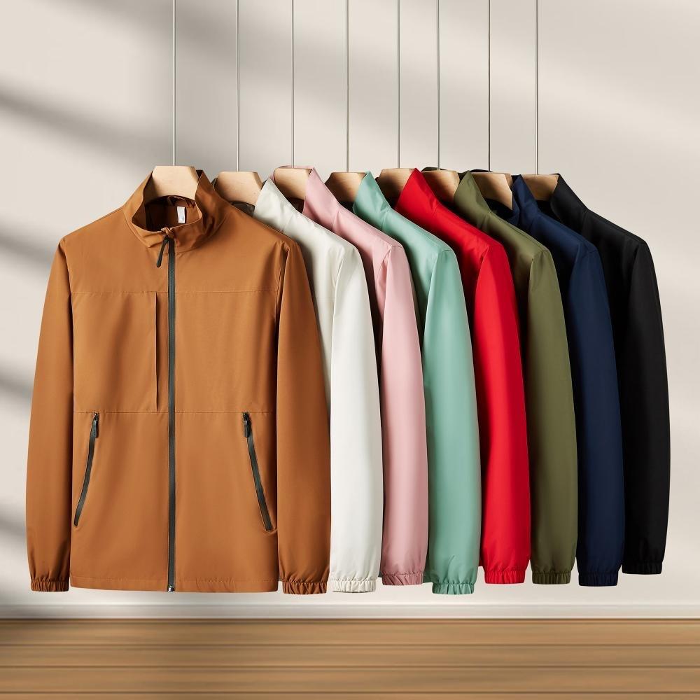 Ветровки Модные Тонкие Модели из Ветрозащитных Тканей Унисекс Удобная Куртка для Бега YG-999