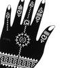 Mehndi Indian Style Beauty Tattoo Stencils Henna Template Sticker Temporary Hand Decal DIY Body Art