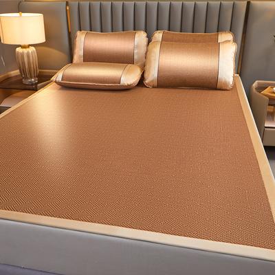 Односторонняя циновка из древнего ротанга, трехсекционная, для одноместного общежития, складная, ледяная ротанговая циновка, летняя, бытовая, двухместная