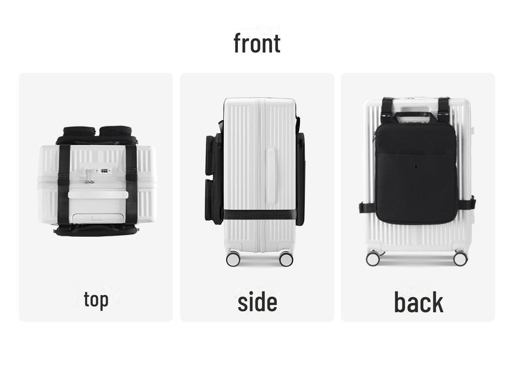Легкий расширяемый рюкзак с жилетом-чемоданом