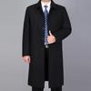 Men Woolen Coat Autumn Man Wool Blend Overcoat Winter Wool Long Jacket Pea Coat Long Coat