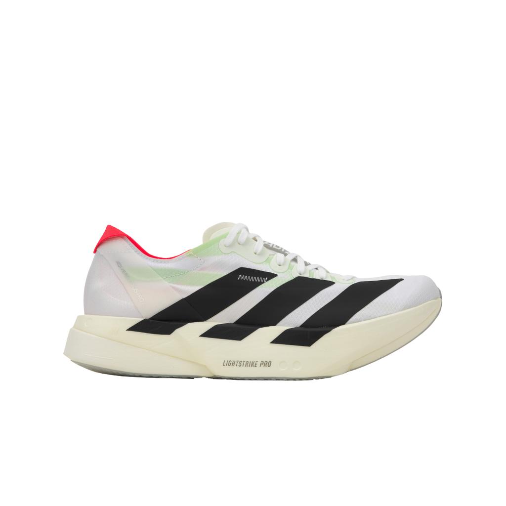 adidas Adizero Adios Pro 4 белые черные мужские кроссовки Cloud-White Core-Black Silver-Metallic JR1094