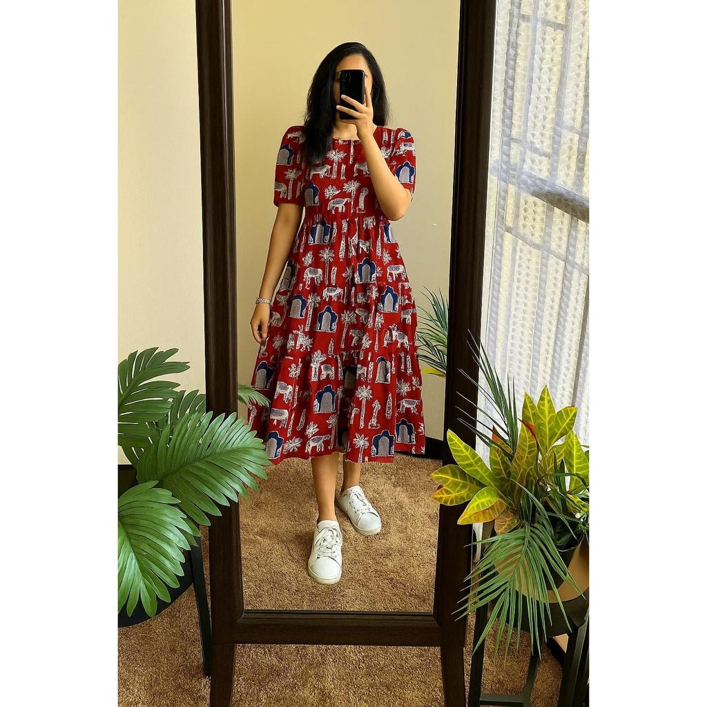 Индийское дизайнерское хлопковое платье-курта Анаркали Индийская праздничная одежда Топ Туника Курти VSO-1741 c