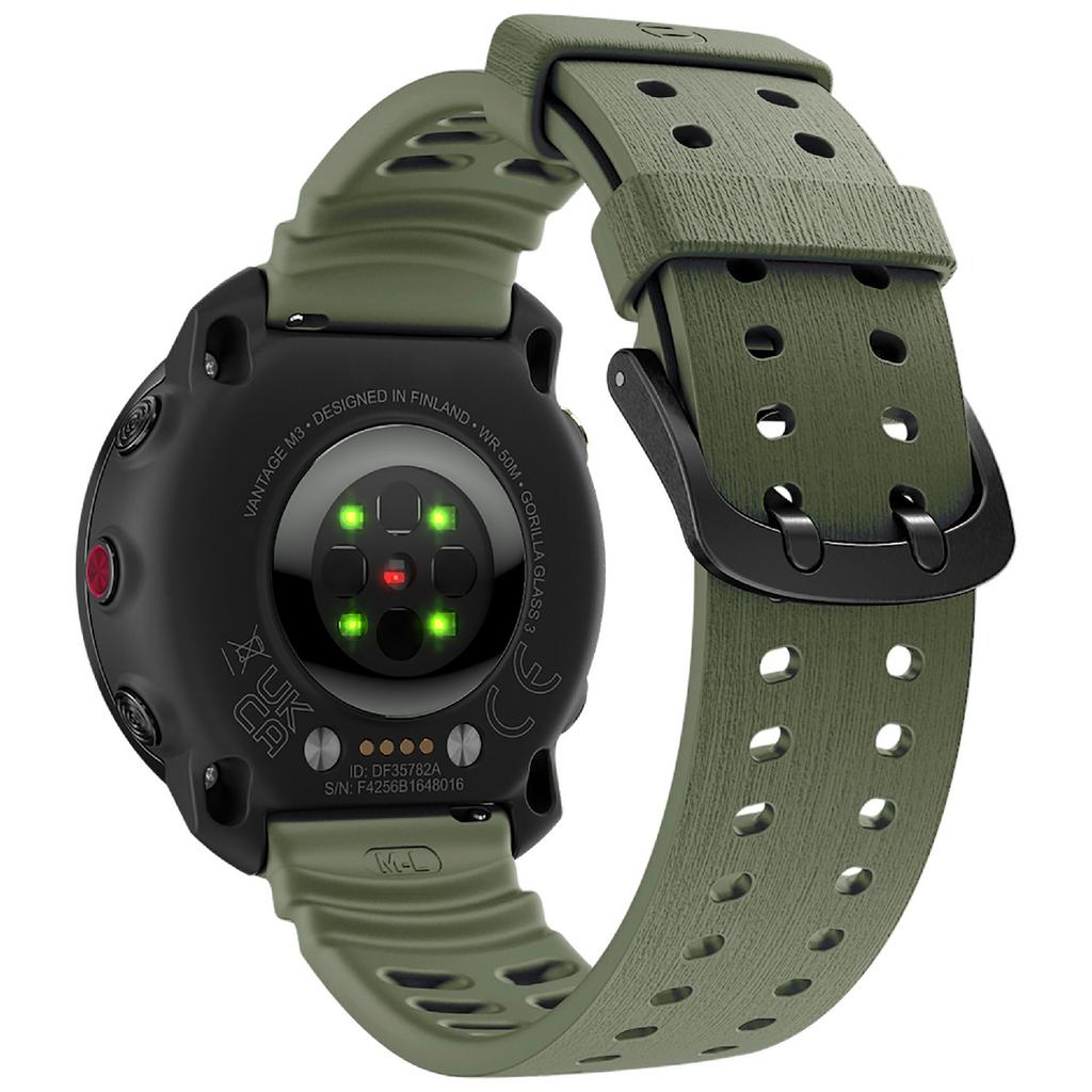 For Polar Vantage M3 Replacement Watch Strap Silicone Adjustable Wrist Band