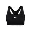 Женский спортивный бюстгальтер Nike Swoosh со средней поддержкой, черный BV3637-010