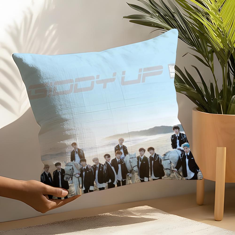 Kpop Tthe Bboyz Pillow Case Home Living Room Decoration Linen Pillow Cases Cushion Cover