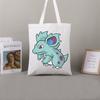 Карманная холщовая сумка Monster, молодежная модная повседневная женская школьная сумка с милым принтом, однотонная, мягкая, однотонная, большая сумка, уличная сумка, подарок