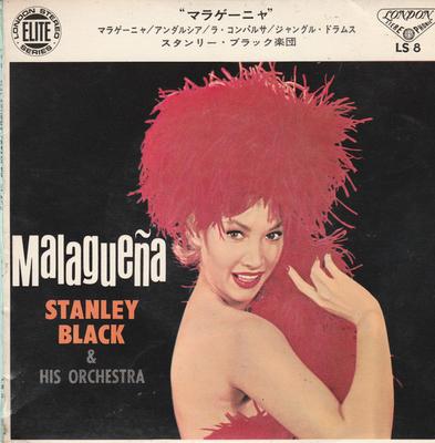 7-дюймовая пластинка STANLEY BLACK & HIS ORCHESTRA - Malaguena LS8 LONDON 1965 Япония Латиноамериканская Б/У