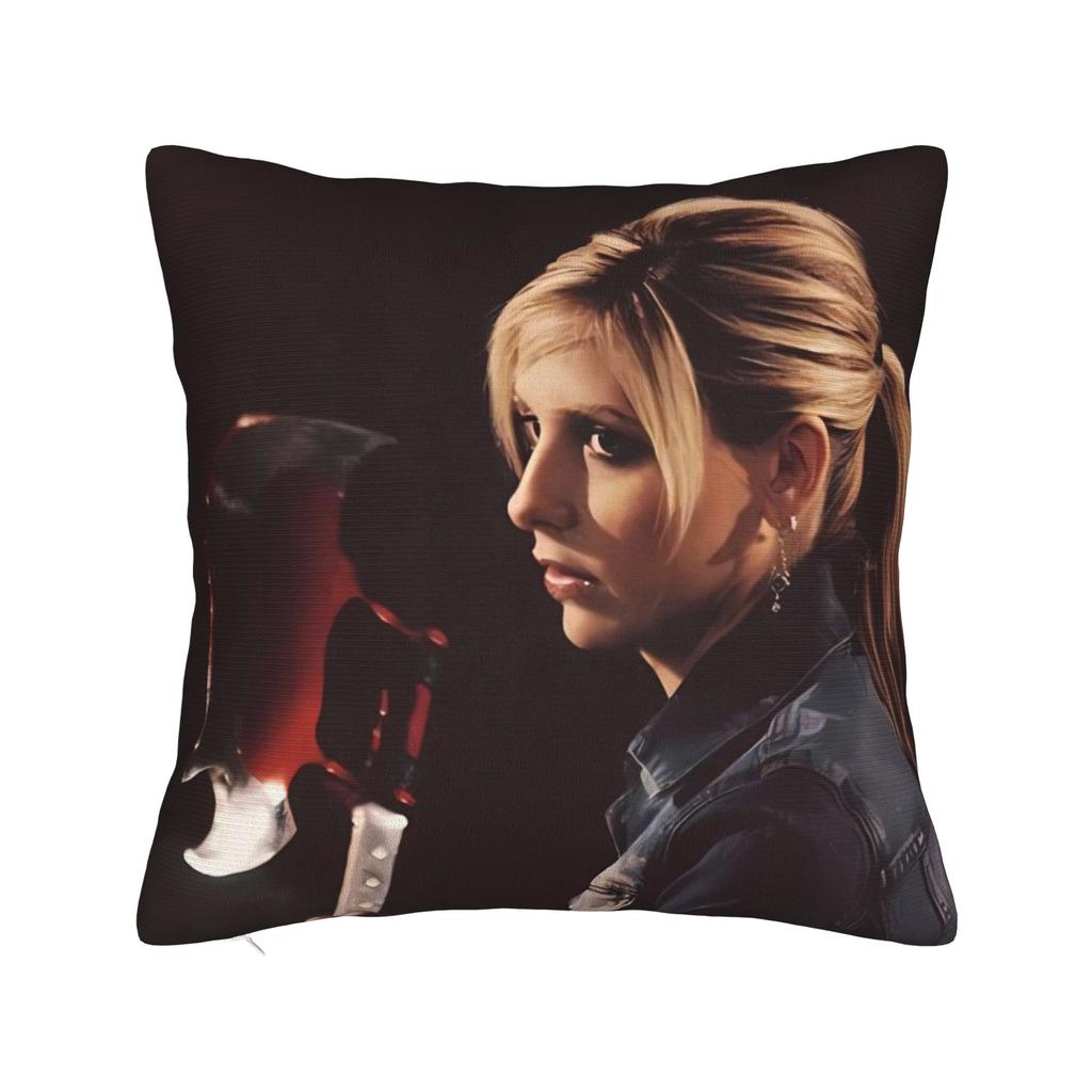 Pillow Case Buffys the V-Vampire Slayer Comfy Pillow Cover For Office Car Home Decor Cute Funny Pillowcases