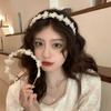 White High-end Headband Versatile Princess Headband Sweet Girl's Headband  Girl's Use