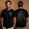 Anubis Kemetic God Shirt: Egyptian Pagan Front & Back Print T-Shirt | Anpu Devotional Unisex Tee | Afterlife Guardian