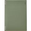 King Jim Teflaine Ring A4 30-Hole Notebook, Portrait, Green, CN9856TE-G