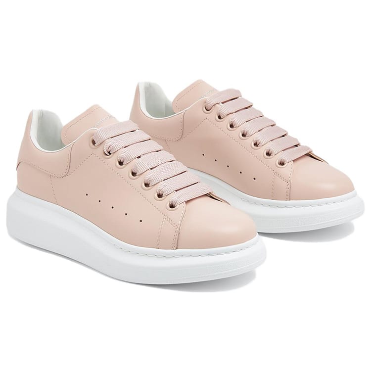 Alexander Mcqueen Кеды 'Pink White' из кожи Larry оверсайз Женские 718139WHGP56856