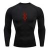 Men Sports Top Round Neck Slim Fit Long Sleeve Quick Dry Thin Soft Breathable Highly Stretchy Pullover Training Exercise Men Jogging T-shirt