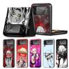 Case for Samsung Galaxy ZFlip Z Flip 4 Z Flip 3 5G ZFlip3 Zflip Flip4 Black Luxury Coque My Hero Academia Toga Himiko Cases